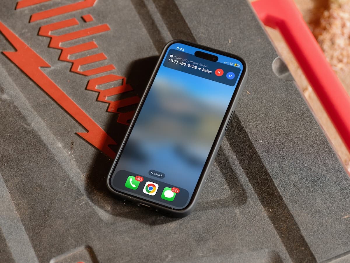 Answer calls at site