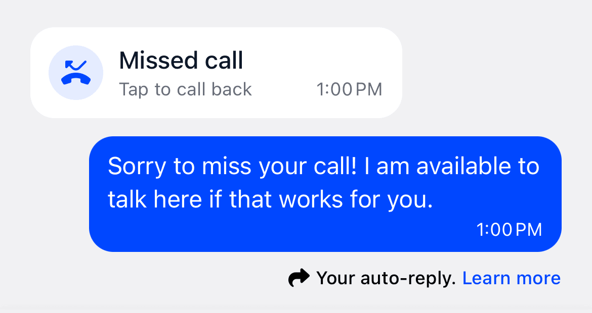 App SMS Autoreply